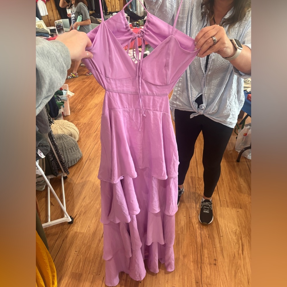 Lulu's Lavender Maxi Dress